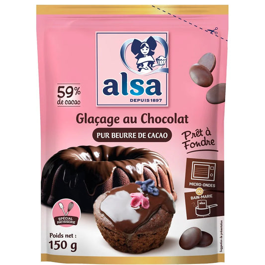 ALSA Glaseado de chocolate 150g