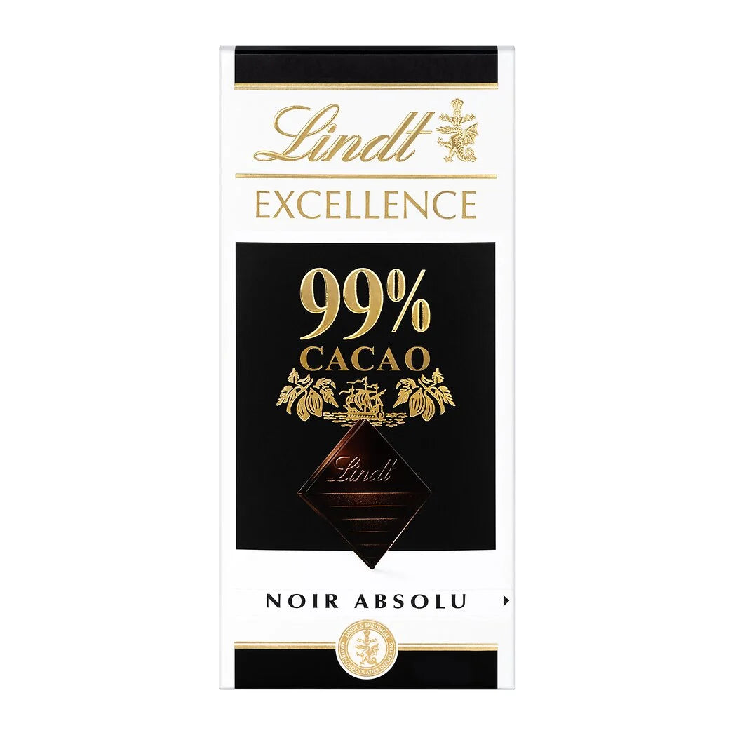 LINDT absolute dark chocolate 99% cocoa 50g