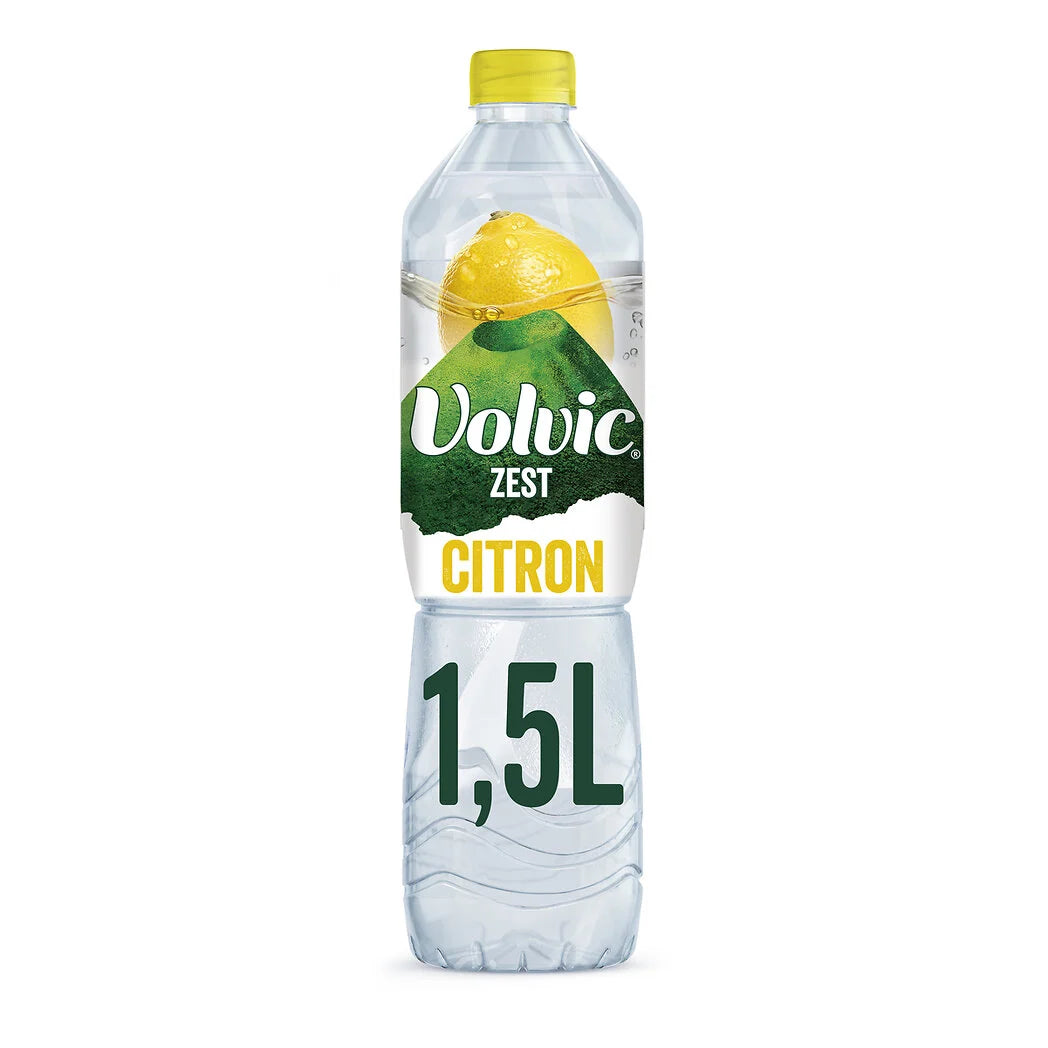 VOLVIC Eau aromatisée citron - Zeste 1,5L