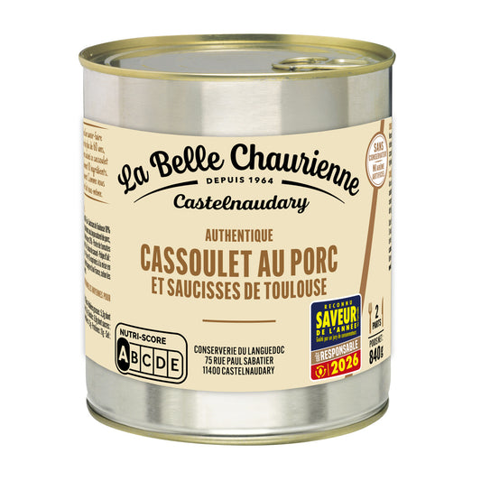 LA BELLE CHAURIENNE pork cassoulet cooked with duck fat 840g