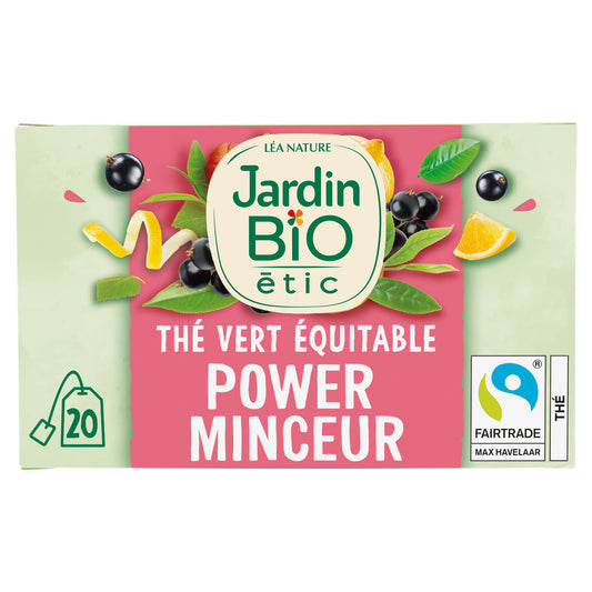 JARDIN BIO Organic Slimming Green Tea 30g – Box + 20 Tea Bags
