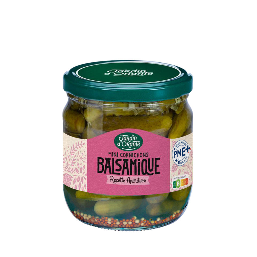 JARDIN D'ORANTE Mini Gherkins with Balsamic Seasoning 185g