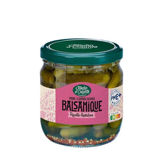 JARDIN D'ORANTE Mini Gherkins with Balsamic Seasoning 185g