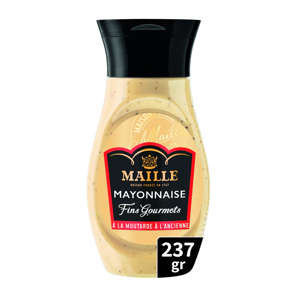 Mayonnaise de qualité gastronomique MAILLE, flacon souple 237 g
