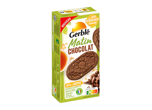 Biscuits petit-déjeuner au chocolat sans gluten GERBLÉ 200g