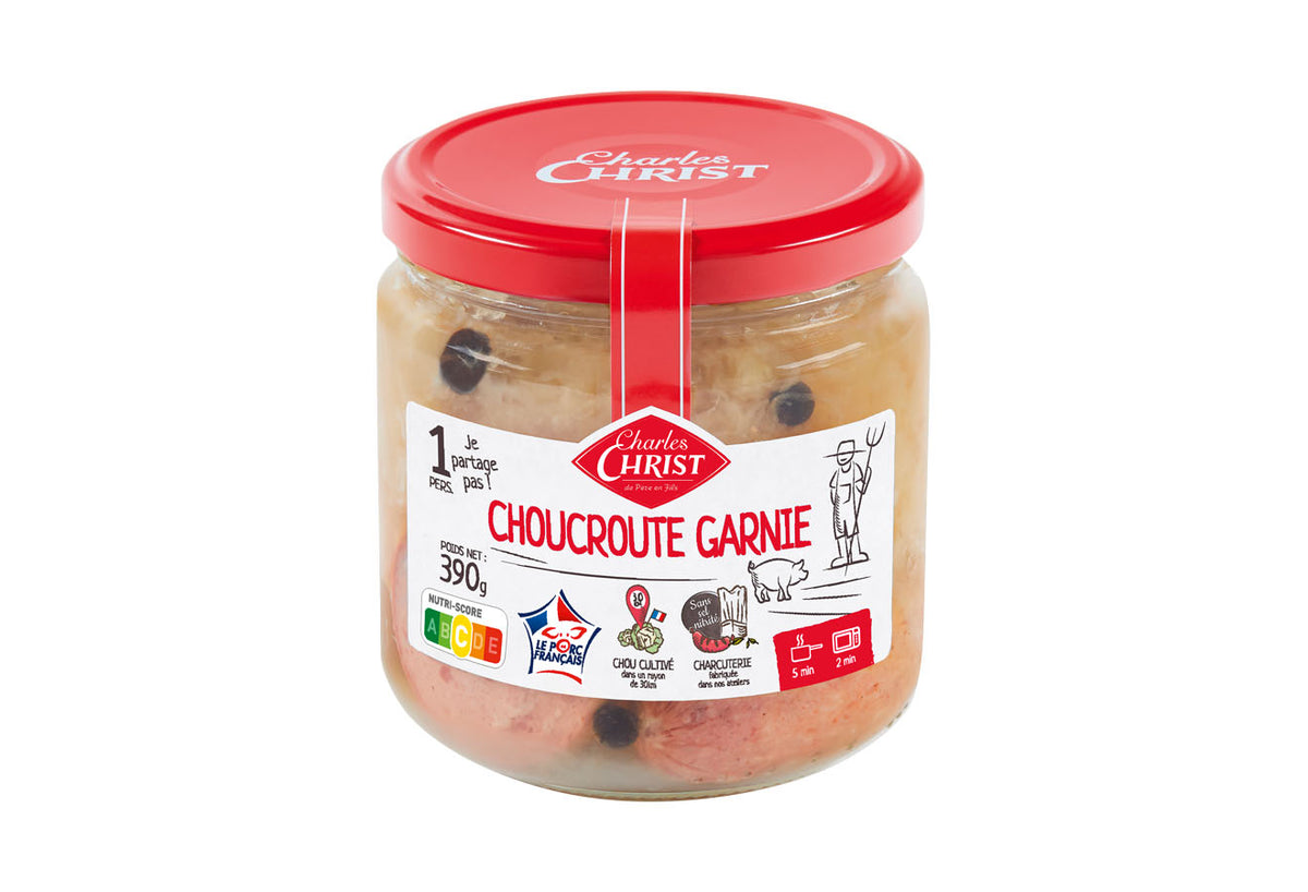 Chucrute Natural CHARLES CHRIST para Guarnição 390g