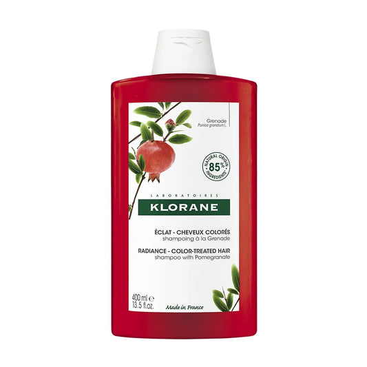 Shampooing Éclat Couleur KLORANE à la Grenade - Cheveux colorés 400 ml