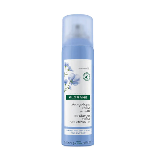 Shampooing sec au lin KLORANE Volume - Cheveux fins, sans volume 150 ml