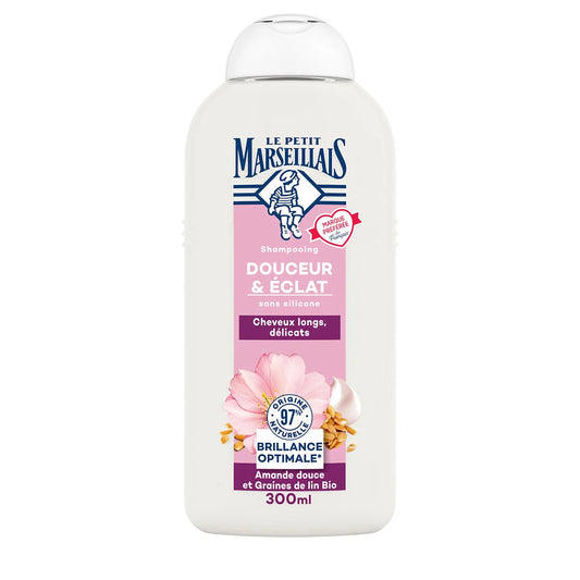 LE PETIT MARSEILLAIS Gentle & Shine Shampoo Sweet Almond and Organic Flax 250ml