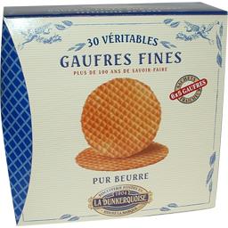 Vraies gaufrettes au beurre fines LA DUNKERQUOISE - 240g