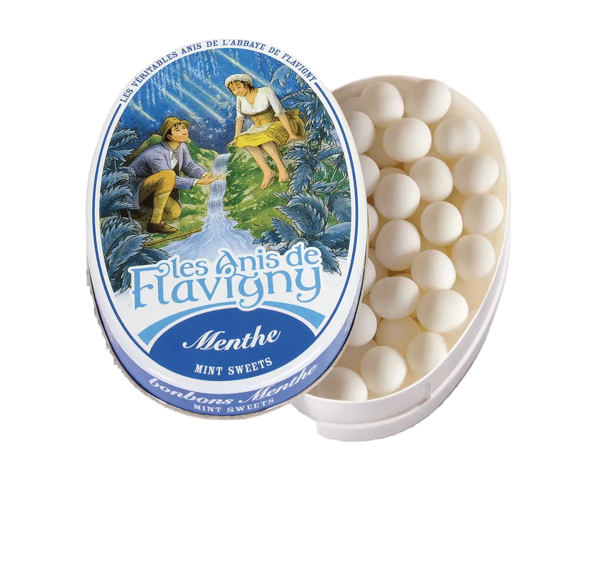 ANIS DE FLAVIGNY Oval Tin – Mint Candies 50g