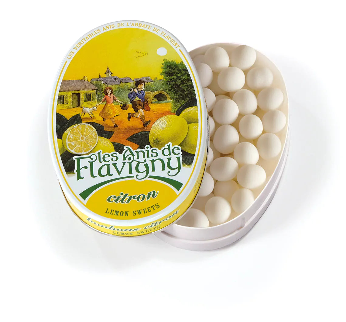 Boîte ovale ANIS DE FLAVIGNY – Bonbons au citron 50g