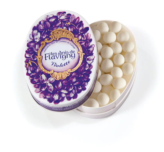ANIS DE FLAVIGNY Oval Tin – Violet Candies 50g