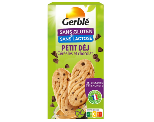 Biscoito de Chocolate Sem Glúten Gerble para Café da Manhã 200g