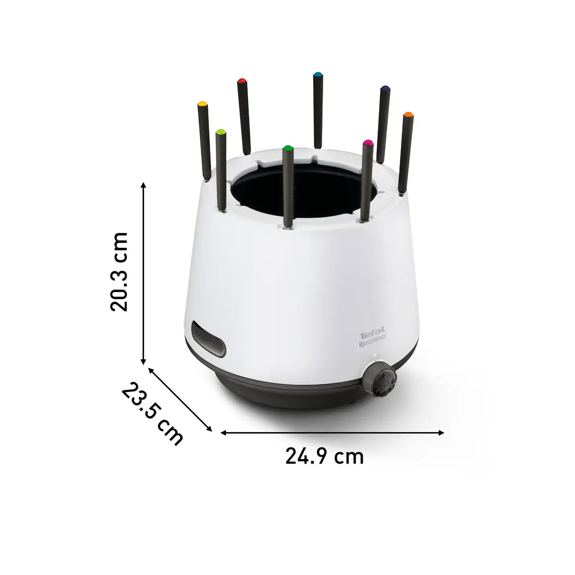 Conjunto de Fondue TEFAL RichesMonts, Antiaderente, 8 Pessoas, Parede Isolada