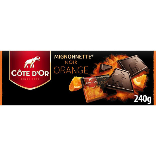 CÔTE D’OR Mignonnettes chocolat noir orange x24