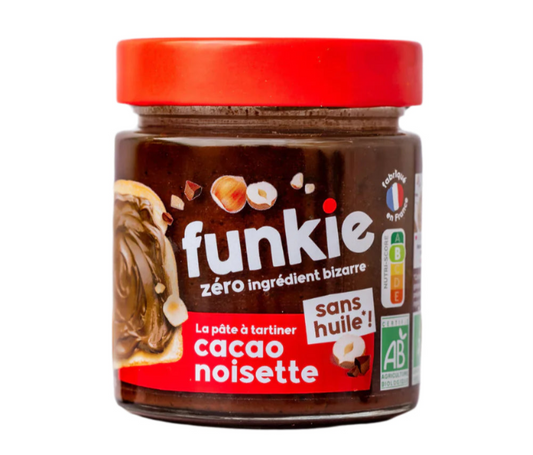Crema spalmabile biologica cacao e nocciole FUNKIE 200g