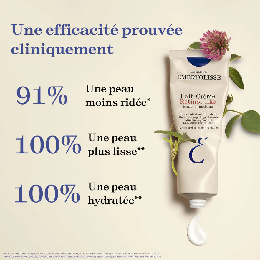 EMBRYOLISSE Lait-Crème Soin Visage Effet Rétinol 75 ml