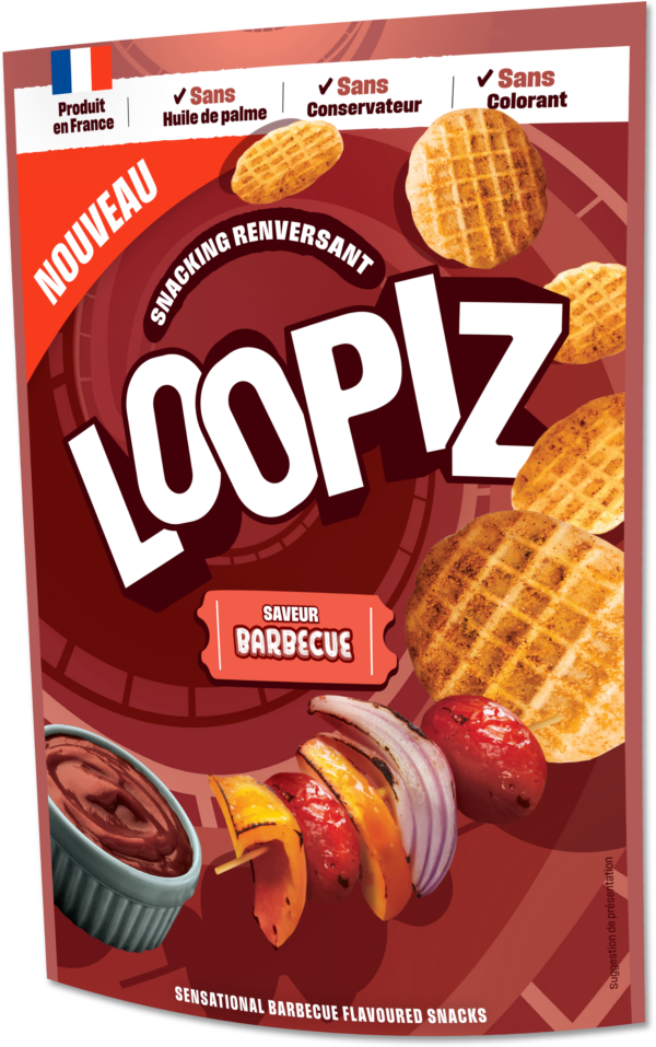 Crackers LOOPIZ gusto Barbecue 55g