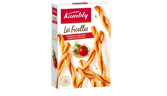 KAMBLY Biscuits apéritifs ficelles tomates 100g