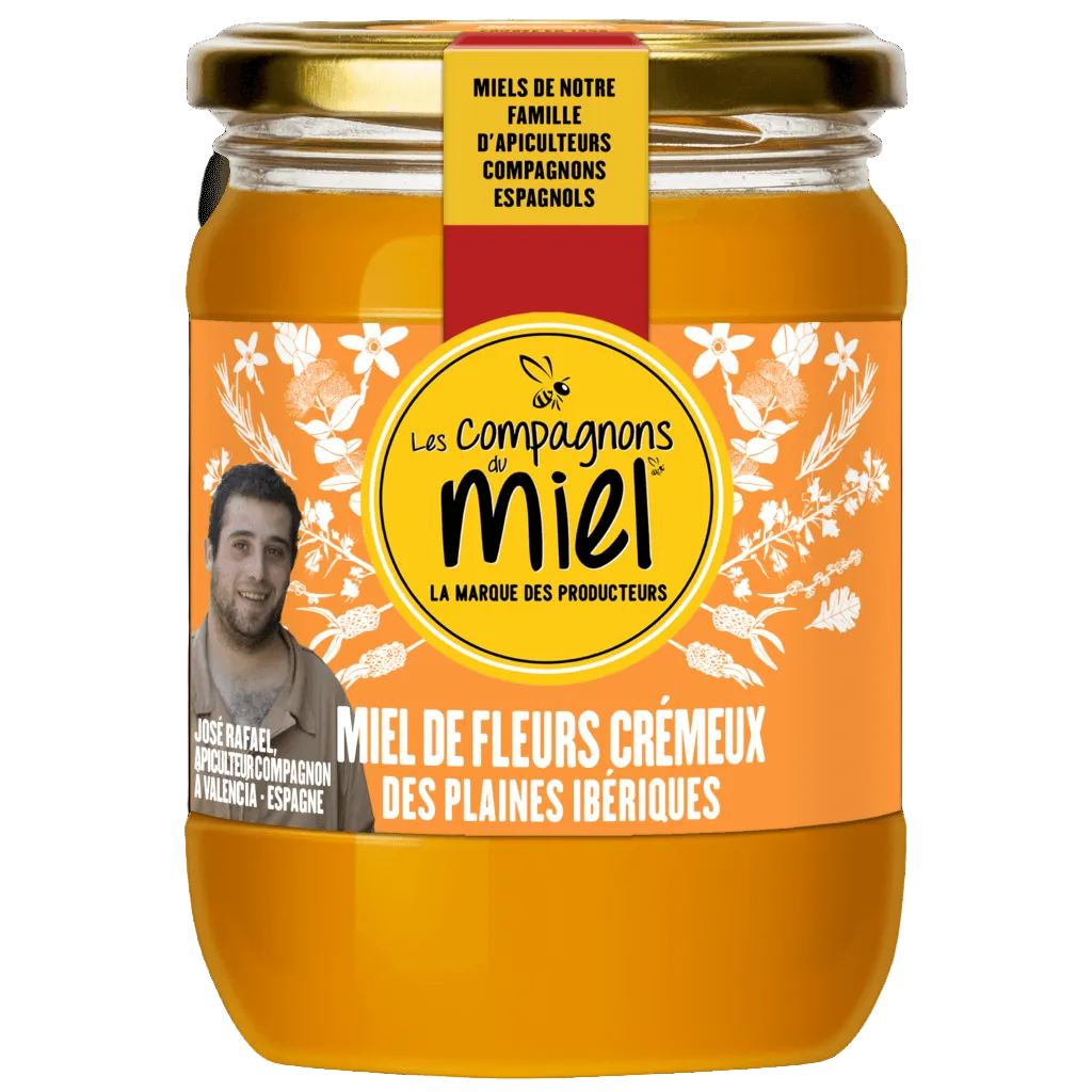 LES COMPAGNONS DU MIEL Creamy Flower Honey from the Iberian Plains 750g