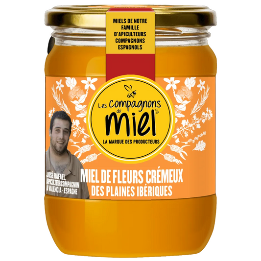 LES COMPAGNONS DU MIEL Creamy Flower Honey from the Iberian Plains 750g