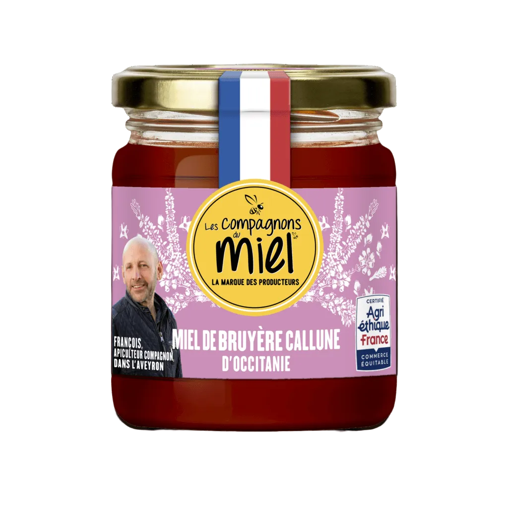 LES COMPAGNONS DU MIEL Occitanie Calluna Heather Honey 250g