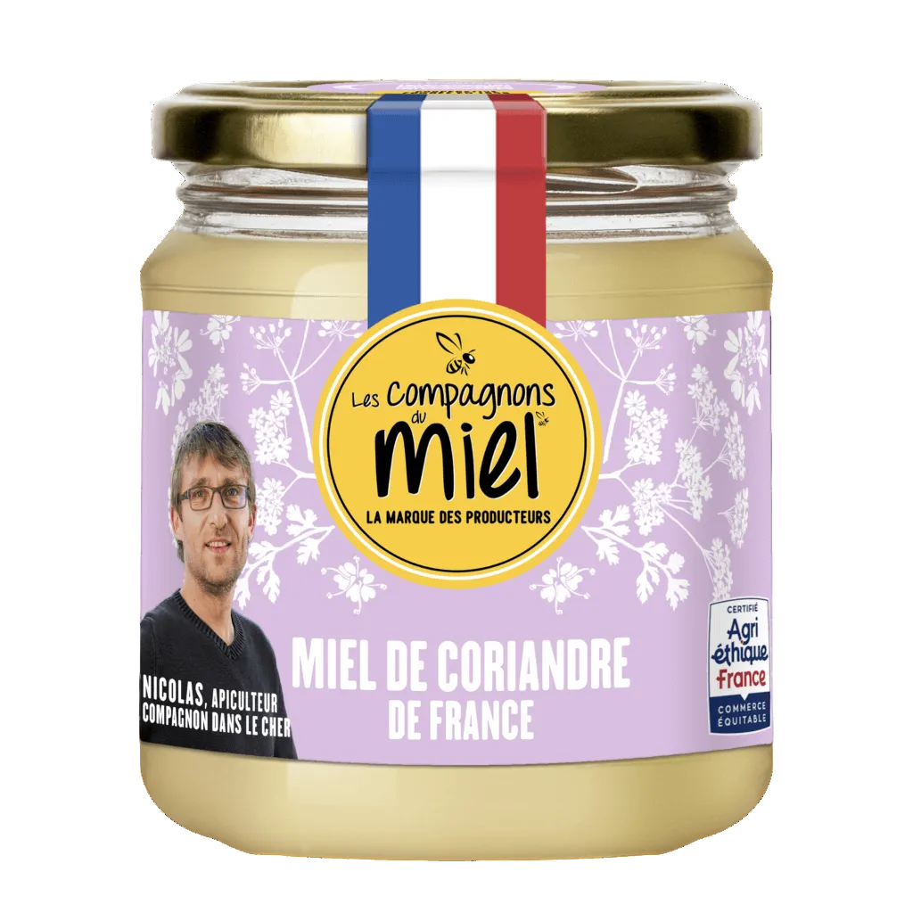 LES COMPAGNONS DU MIEL French Coriander Honey 375g