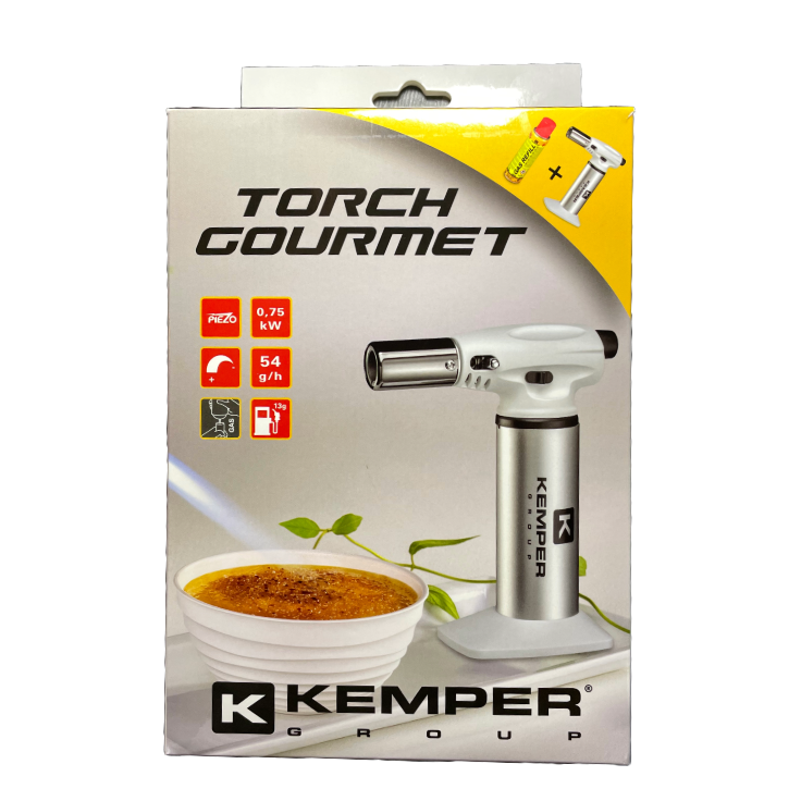 Cannello da cucina KEMPER (Chalumeau) con cartuccia di gas da 160ml
