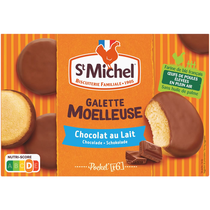 ST MICHEL Galettes moelleuses au chocolat 180g