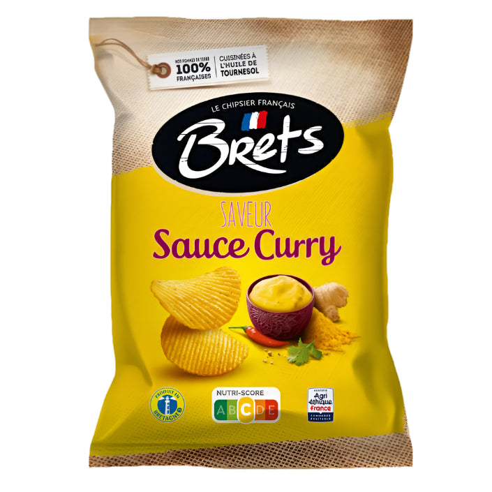 BRETS Chips Sabor Molho Curry - 125g