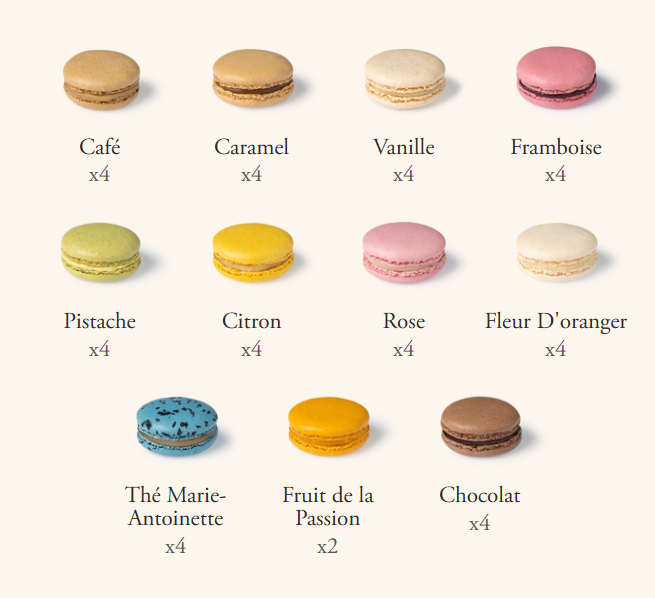 LADURÉE "Napoléon" 42 macarons gift box - Gold