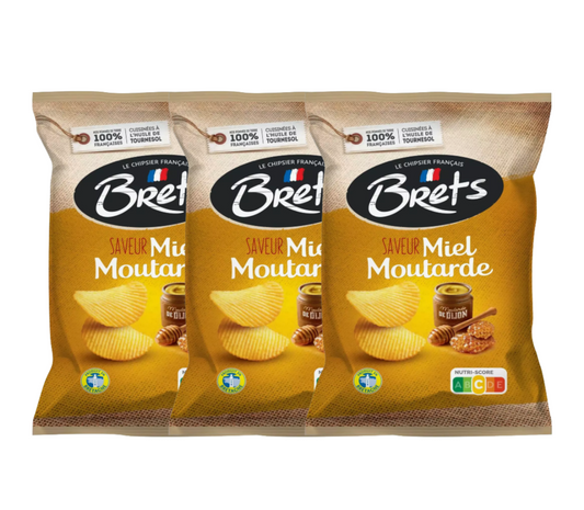 BRETS honey mustard 3 x 125g