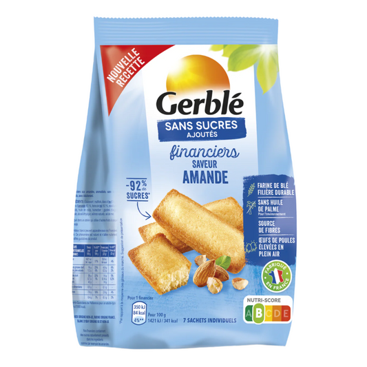 GERBLÉ Mandel Financiers Ohne Zuckerzusatz 175g