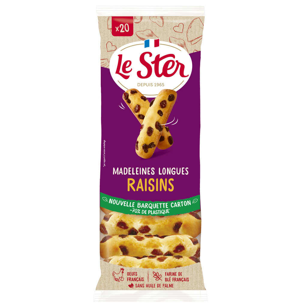 LE STER Long Raisin Madeleines 250g