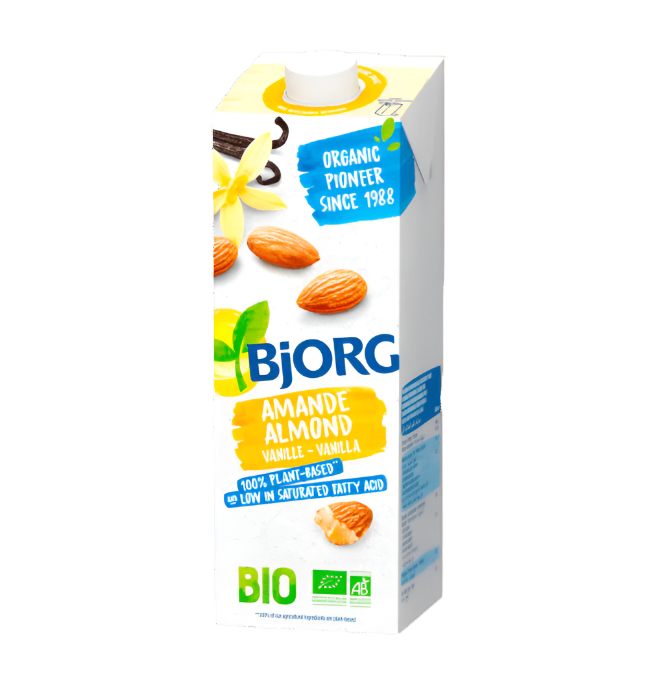 Bevanda vegetale biologica BJORG mandorla e vaniglia 1L