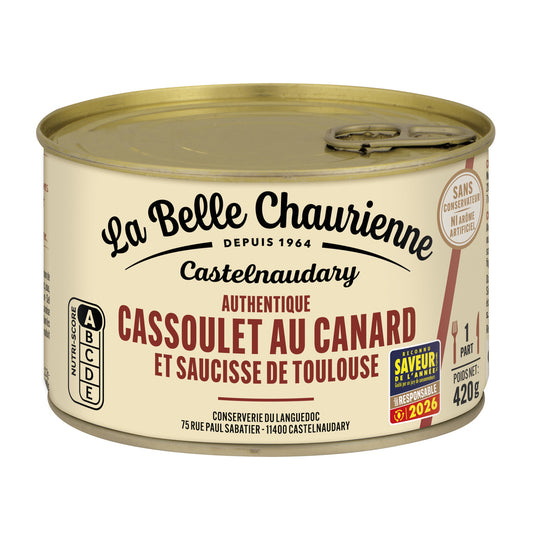 LA BELLE CHAURIENNE Cassoulet with duck 420g