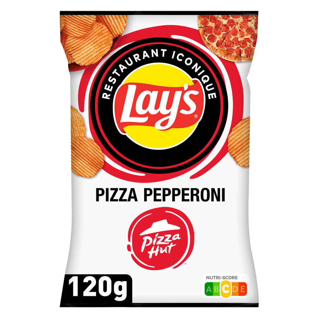 LAY'S Iconique - Chips mit Pizza Hut Peperonni Geschmack 120g