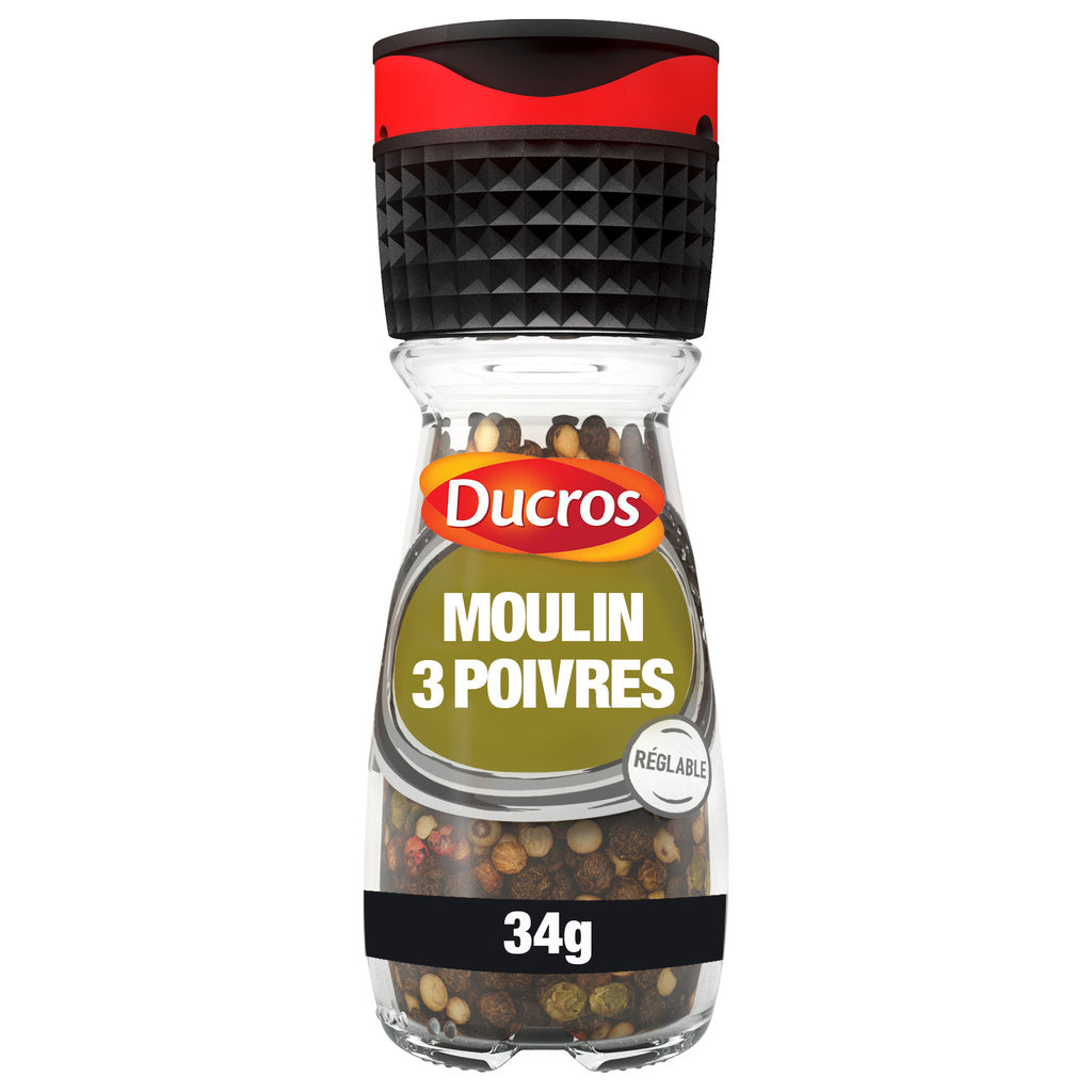 DUCROS Moedor 3 Pimentas 34G