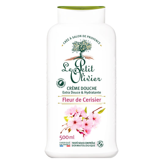 LE PETIT OLIVIER Extra-Mild Cherry Blossom Shower Cream 500ml