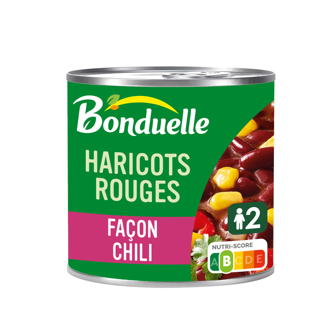 BONDUELLE Haricots rouges façon chili 400 g