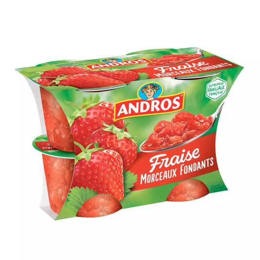 ANDROS Specialità alla Fragola con Pezzi 4x100g