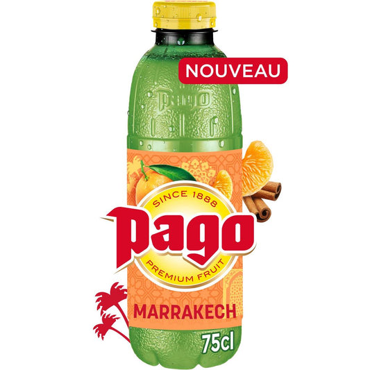 PAGO Destination Marrakech Boisson orange mandarine cannelle 75cl