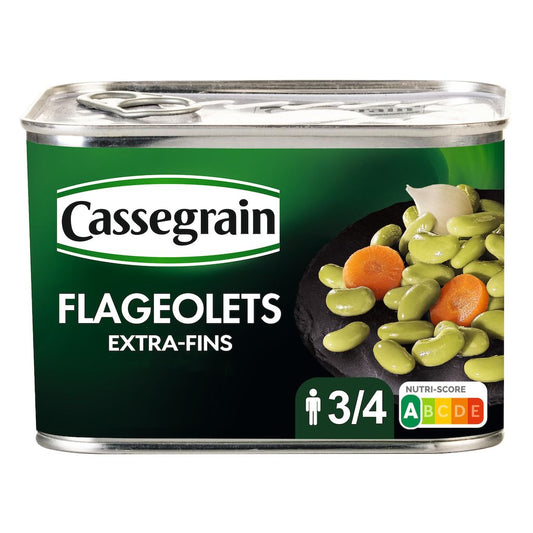 CASSEGRAIN Flageolets préparés extra fins 465g