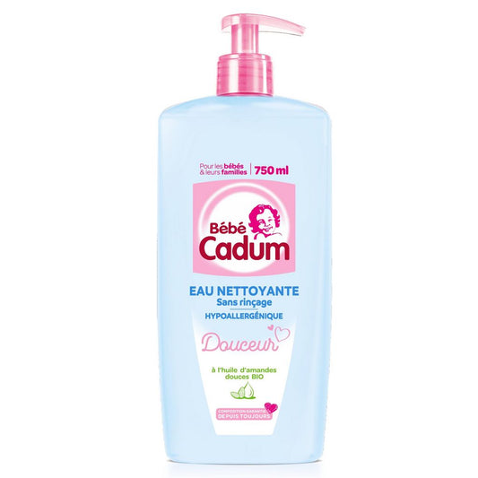 BEBE CADUM Eau nettoyante with the oil of almond mild bio 750ml