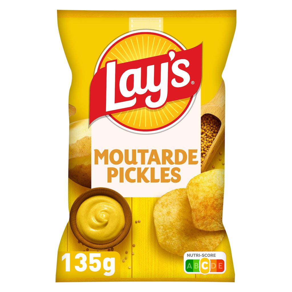 LAY'S chips with mustard pickle 135g