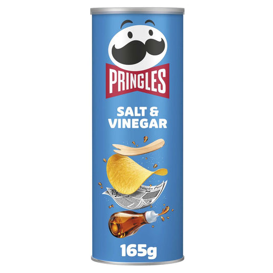 PRINGLES Chips crisps with sel and vinegar 165g