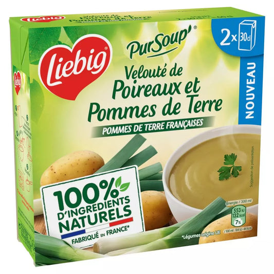 Sopa Cremosa de Puerro y Patata LIEBIG (2x300ml) 600ml