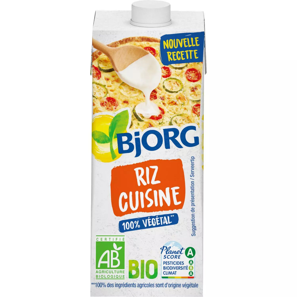 BJORG Crème de riz végétale bio 20cl