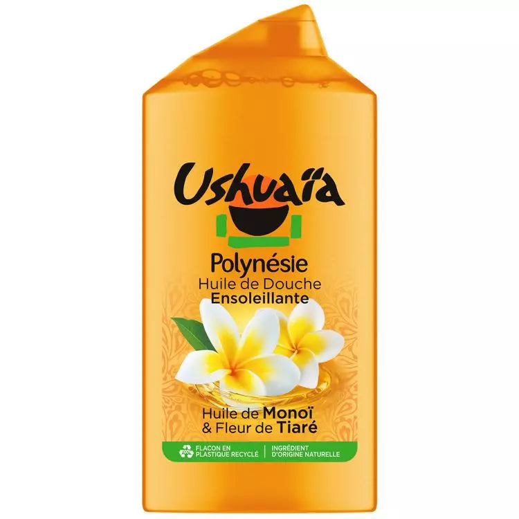 USHUAÏA Huile Douche Monoï &amp; Fleur de Tiaré 300 ml